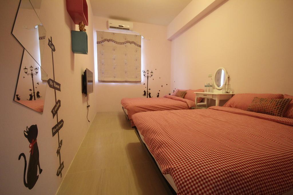 萩閣民宿sara'S House走路可到夜市近市區好停車 Hualien Zimmer foto